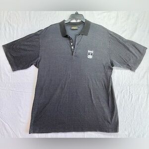Men's Vintage 90's Bobby Jones Whistling Straits Black Golf Shirt  Size XLarge